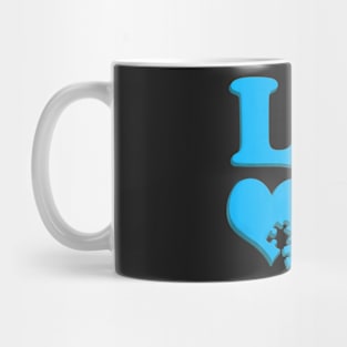 Love Autism - Autism Awareness T-Shirts Mug